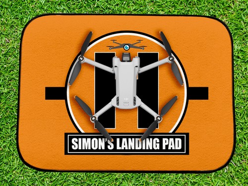 Personalised drone landing pad - personalised,