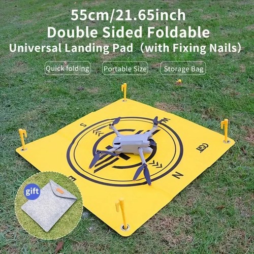 Foldable drone landing pad - drone,