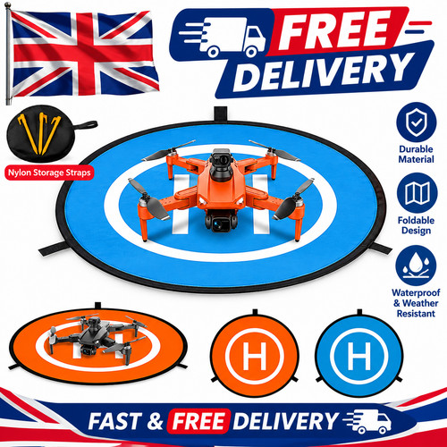 Foldable drone landing pad - landing,