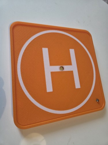 Drone landing pad printed - drone,