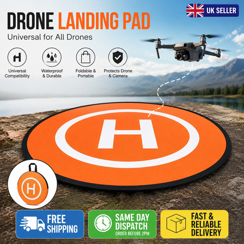 Drone landing pad foldable - drone,